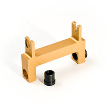 Load image into Gallery viewer, 12mm or 15mm Thru Axle Fatbike Rack Adapter - GOLD FATDAPTER
